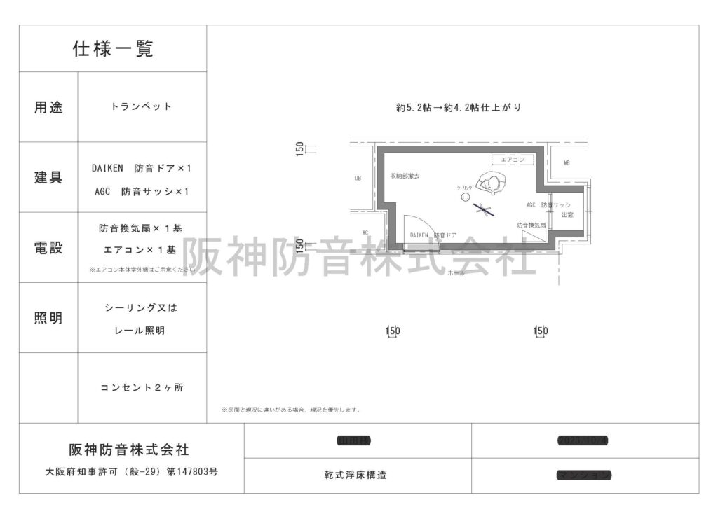 兵庫県の防音工事