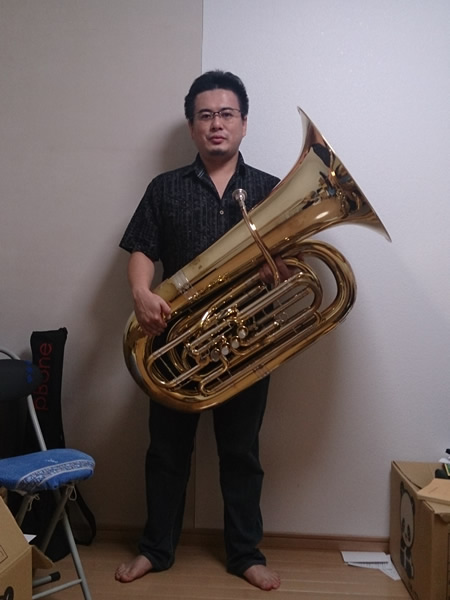 兵庫県川西市在住の大阪フィルハーモニー交響楽団 チューバ奏者の川浪様